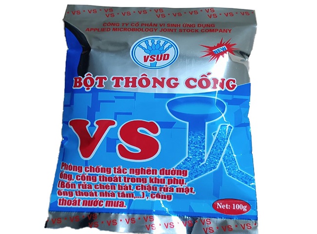 Bột th&ocirc;ng VS l&agrave; b&ocirc;̣t ph&acirc;n hủy b&ocirc;̀n c&acirc;̀u hiệu quả